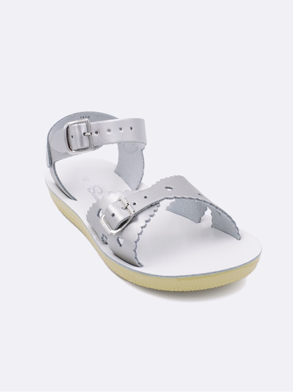 Sun-San Sweetheart  Sandal in Silver - Little Kid Size 11